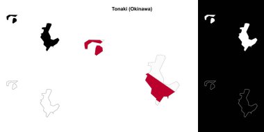 Tonaki (Okinawa) ana hat haritası seti