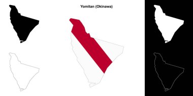 Yomitan (Okinawa) ana hat haritası seti