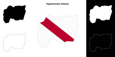 Higashiosaka (Osaka) ana hat haritası ayarlandı