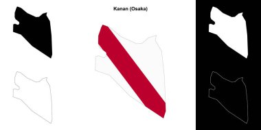 Kanan (Osaka) ana hat haritası seti