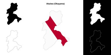 Akaiwa (Okayama) ana hat haritası ayarlandı