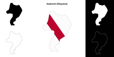 Asakuchi (Okayama) ana hat haritası ayarlandı