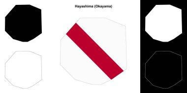 Hayashima (Okayama) ana hat haritası ayarlandı