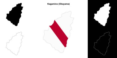 Kagamino (Okayama) ana hat haritası ayarlandı