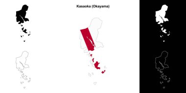 Kasaoka (Okayama) ana hat haritası ayarlandı