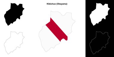 Kibichuo (Okayama) ana hat haritası ayarlandı