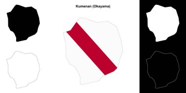 Kumenan (Okayama) ana hat haritası ayarlandı