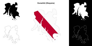 Kurashiki (Okayama) ana hat haritası ayarlandı