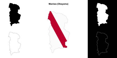 Maniwa (Okayama) ana hat haritası ayarlandı