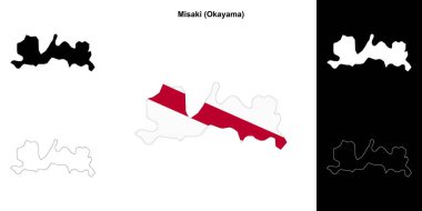 Misaki (Okayama) ana hat haritası seti