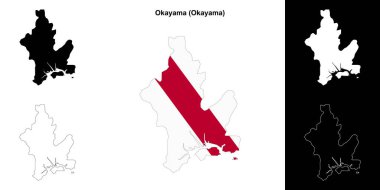 Okayama (Okayama) ana hat haritası ayarlandı
