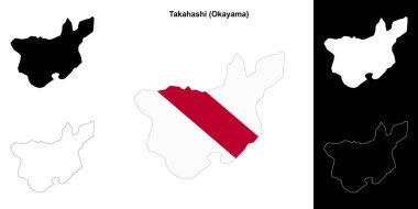 Takahashi (Okayama) ana hat haritası ayarlandı