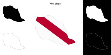 Arita (Saga) ana hat haritası seti