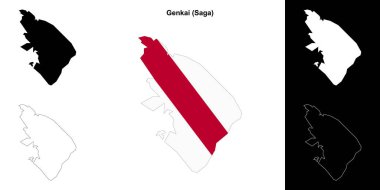 Genkai (Saga) ana hat haritası ayarlandı