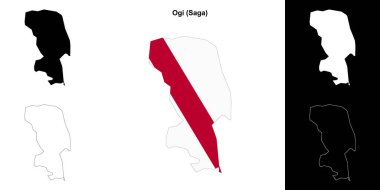 Ogi (Saga) ana hat haritası seti