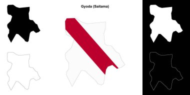 Gyoda (Saitama) ana hat haritası seti