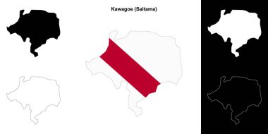 Kawagoe (Saitama) ana hat haritası ayarlandı