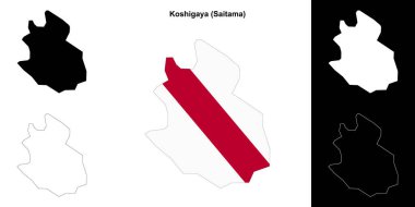 Koshigaya (Saitama) ana hat haritası ayarlandı