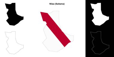 Niiza (Saitama) ana hat haritası seti