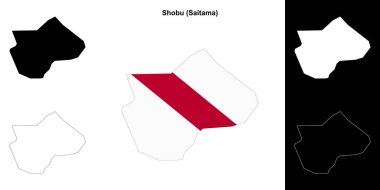 Shobu (Saitama) ana hat haritası seti