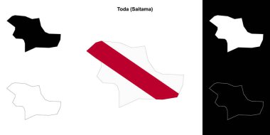 Toda (Saitama) ana hat haritası seti