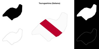 Tsurugashima (Saitama) ana hat haritası ayarlandı