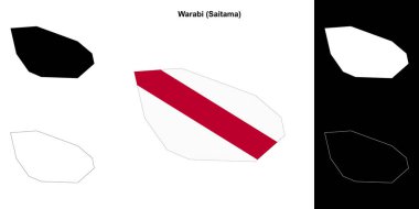 Warabi (Saitama) ana hat haritası seti