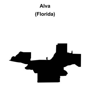 Alva (Florida) boş ana hat haritası