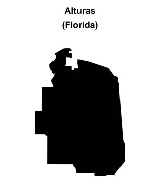Alturas (Florida) boş ana hat haritası