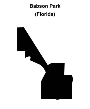 Babson Park (Florida) boş ana hat haritası