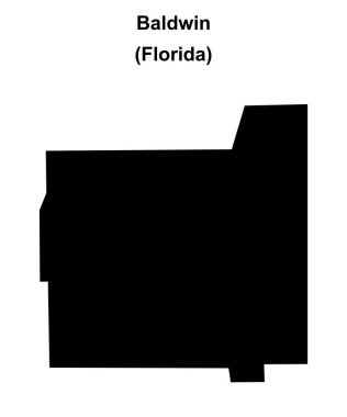 Baldwin (Florida) boş ana hat haritası
