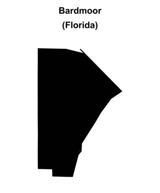 Bardmoor (Florida) boş ana hat haritası