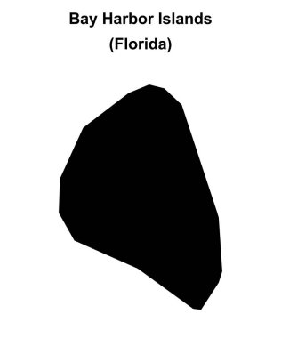 Liman Koyu Adaları (Florida) boş ana hat haritası