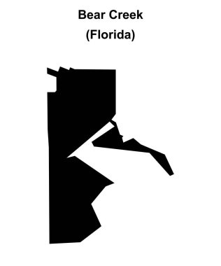 Bear Creek (Florida) boş ana hat haritası