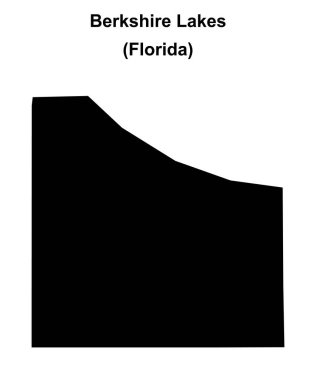 Berkshire Gölleri (Florida) boş ana hat haritası