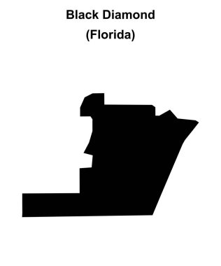 Kara Elmas (Florida) boş ana hat haritası