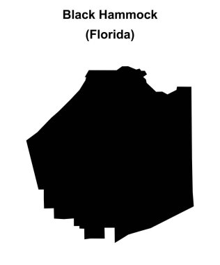 Siyah Hamak (Florida) boş ana hat haritası