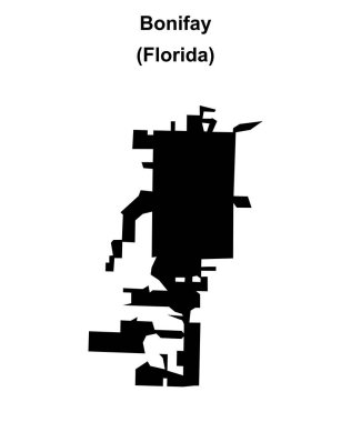 Bonifay (Florida) boş ana hat haritası