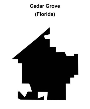Cedar Grove (Florida) boş ana hat haritası