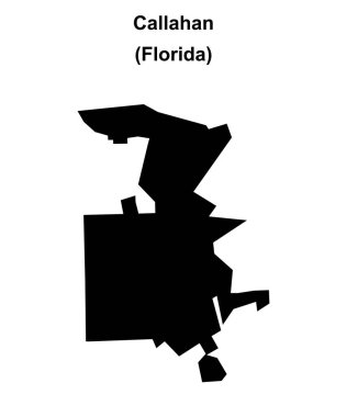 Callahan (Florida) boş ana hat haritası