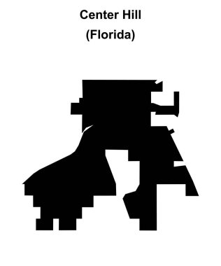 Merkez Tepesi (Florida) boş ana hat haritası