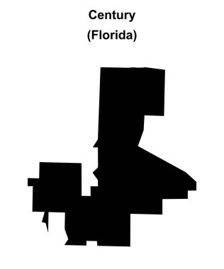 Yüzyıl (Florida) boş ana hat haritası