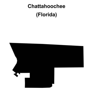 Chattahoochee (Florida) boş ana hat haritası