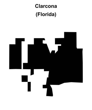 Clarcona (Florida) boş ana hat haritası