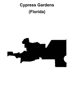 Cypress Gardens (Florida) boş ana hat haritası