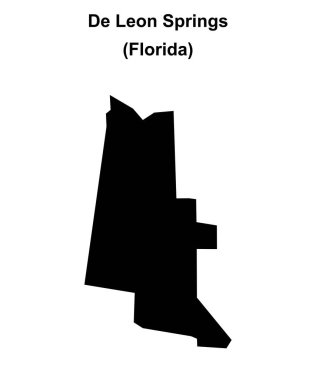 De Leon Springs (Florida) boş ana hat haritası