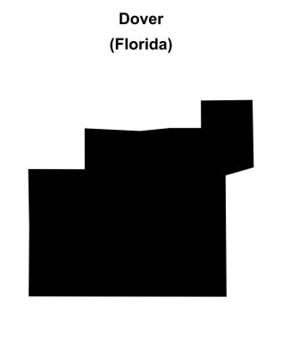 Dover (Florida) boş ana hat haritası