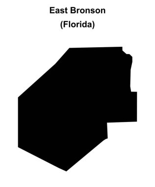 Doğu Bronson (Florida) boş ana hat haritası