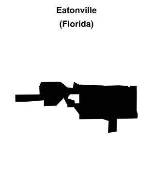 Eatonville (Florida) boş ana hat haritası