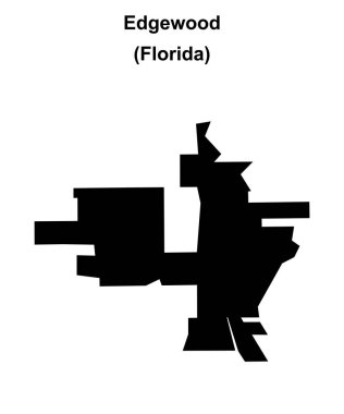 Edgewood (Florida) boş ana hat haritası